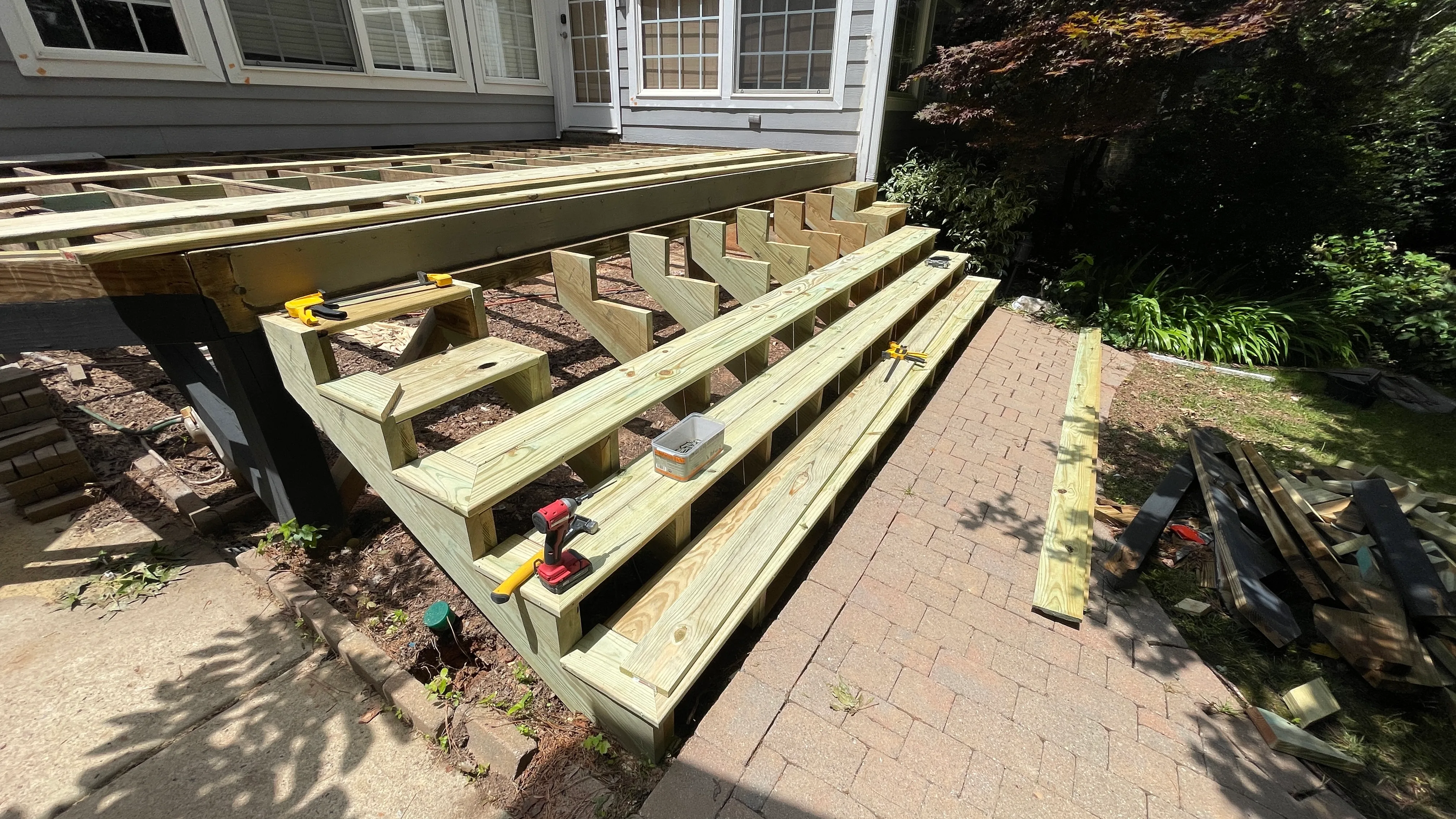 Deck Building & Repair starting-condition view