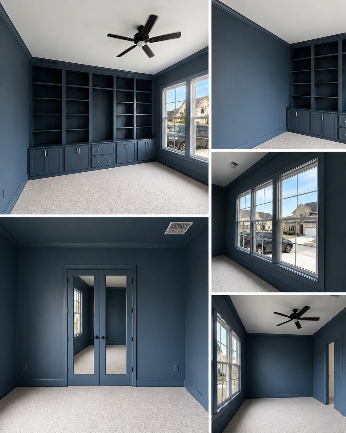 Interior Painting completed-detail view